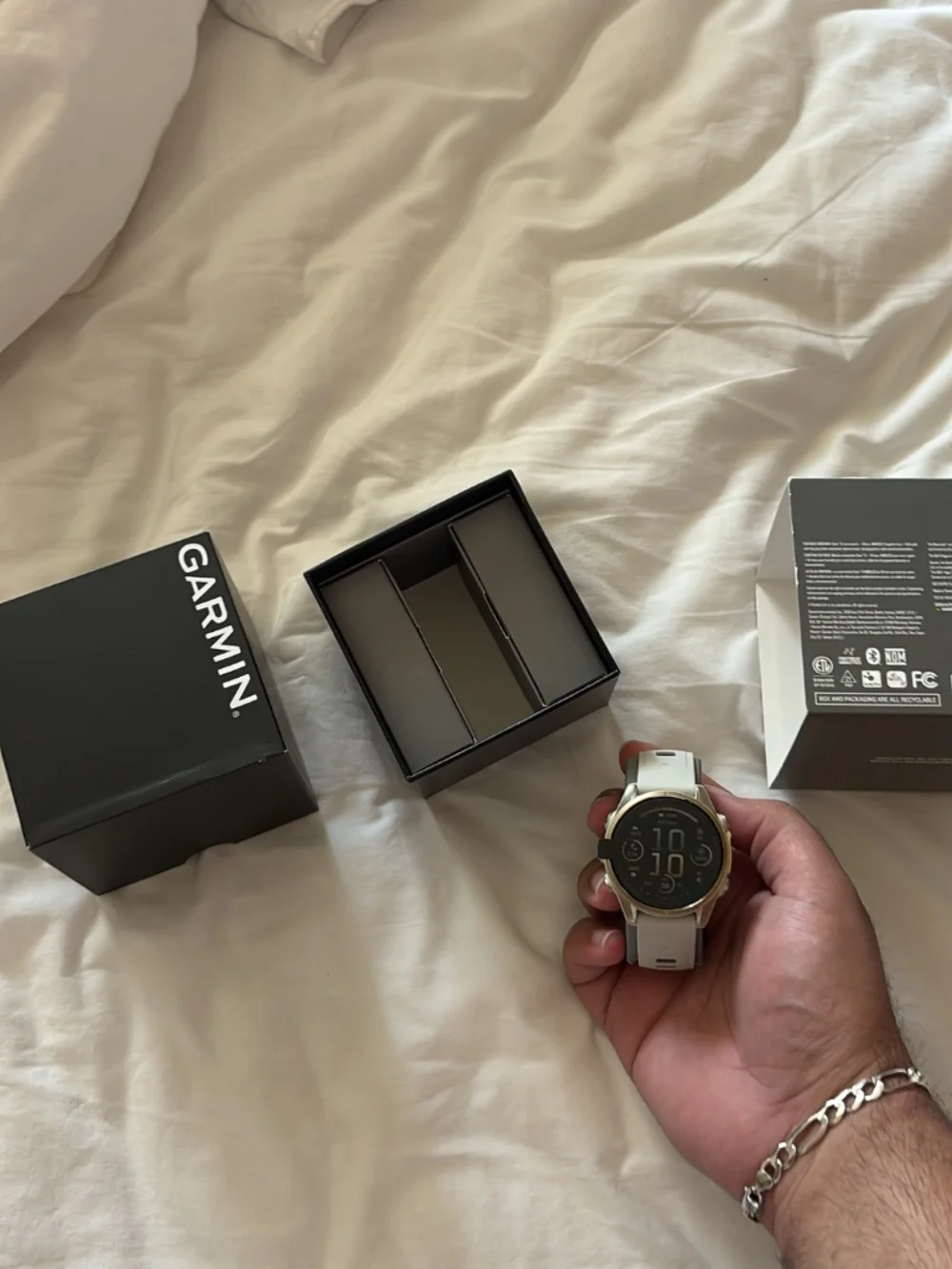 Garmin Fenix 8 Amoled Sapphire 43mm Gold